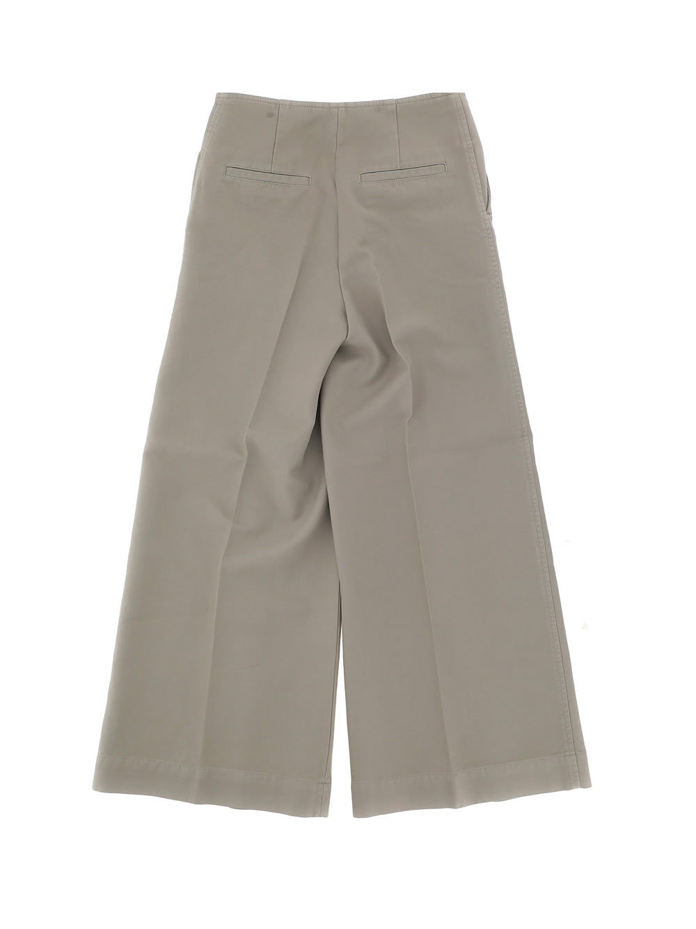 Zip-Front Wide Trousers