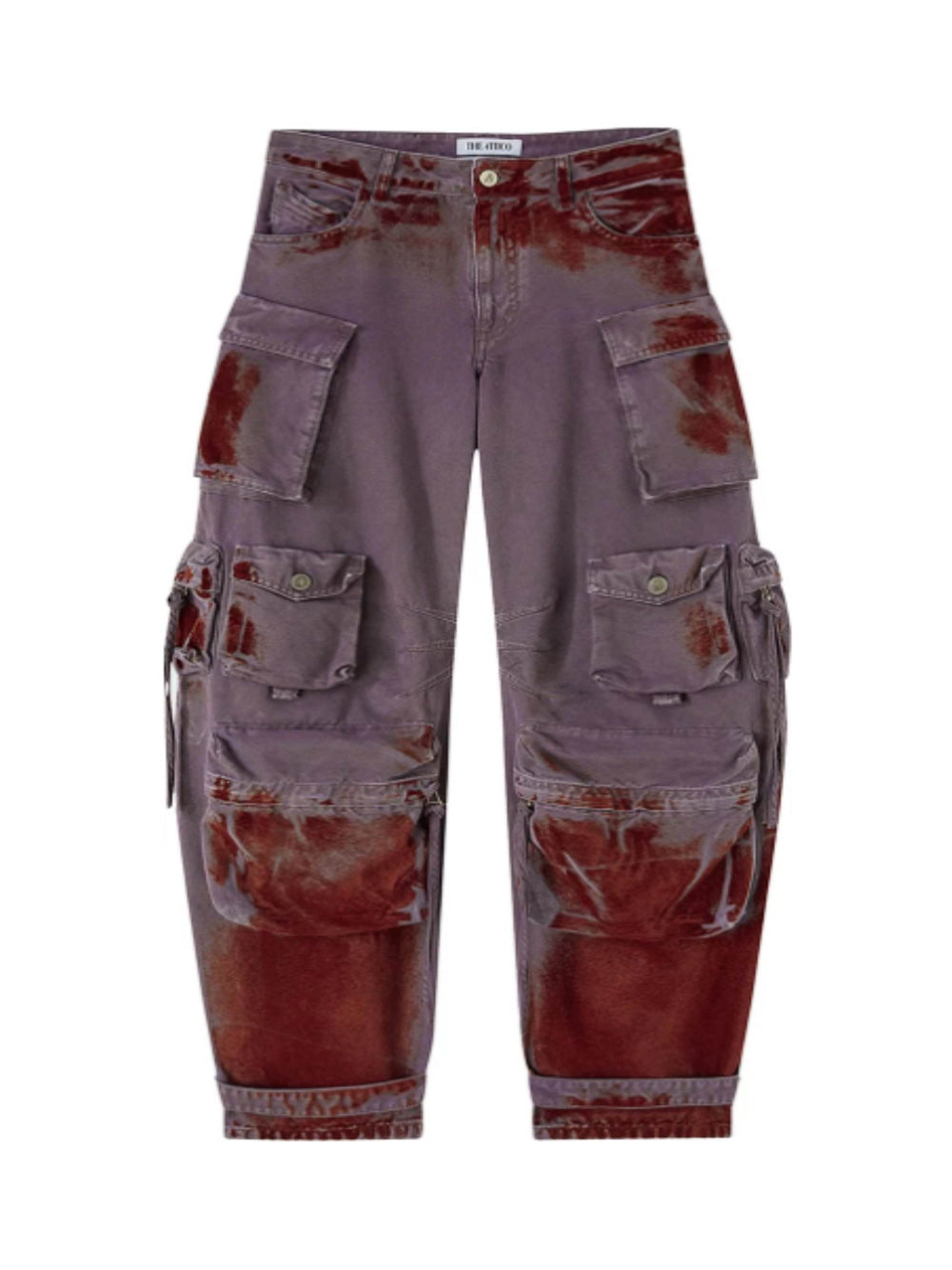 'Fern'|The Attico Long Pants, 'Fern' Long Pants, Burgundy/Purple