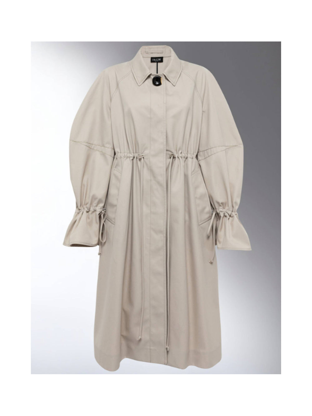 Drawstring Trench Coat Mds