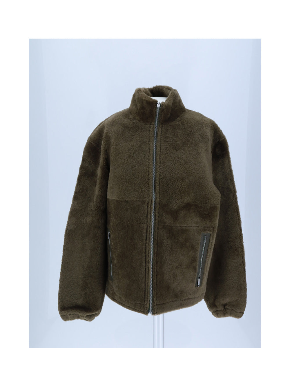 Reversible Shearling Jacket Gree