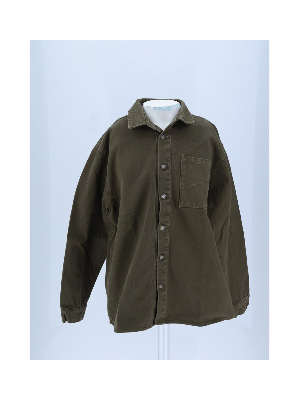 Denim Shirt Army Green