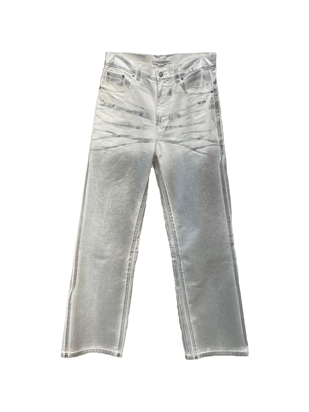 Silver Waxed Denim