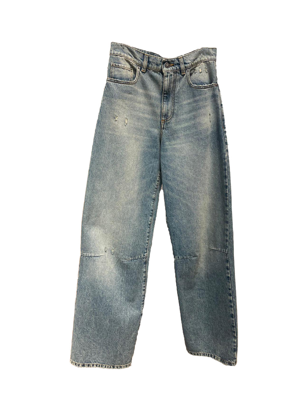 Jeans Dritto Washed Blue