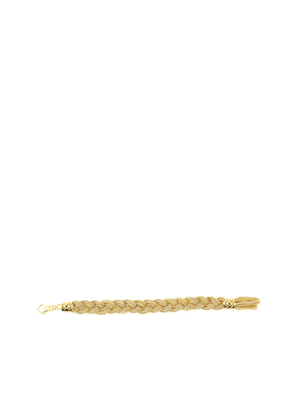 15-T Gold Braided Bracelet