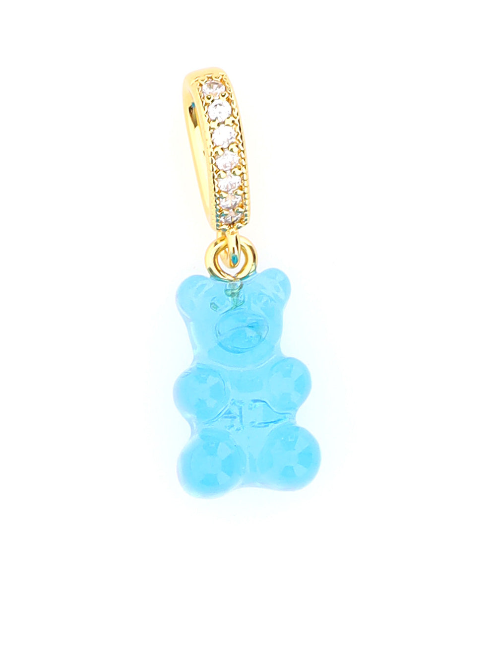 Bear Pendant Trasparent Pave C